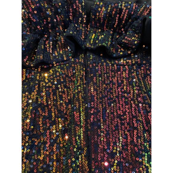 Thirty Thirty Sequin Party Prom Dress Size M - Picture 7 of 7
